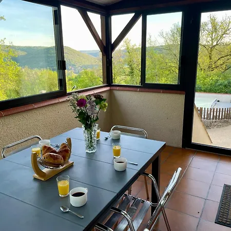 Vue Imprenable Vallee Du Lot, Piscine Privee Calvignac